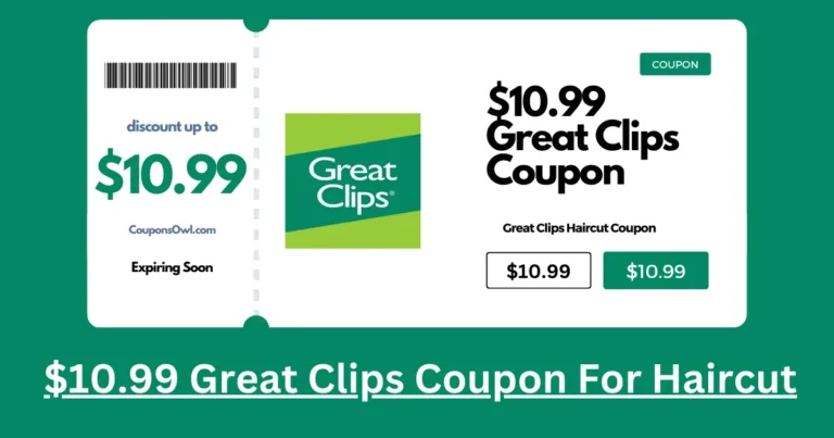 $10.99 Great Clips Coupon For Haircut