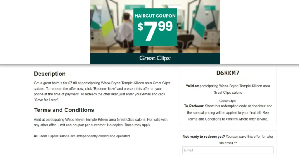  7 99 Great Clips Coupon For Haircut November 2024