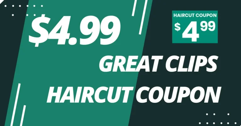 Great Clips $4.99 Coupon